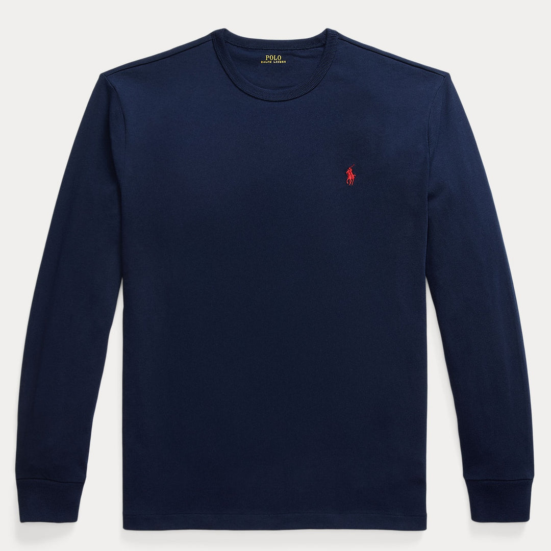 Classic Fit Long-sleeve T-shirt Newport Navy - The Road 1380