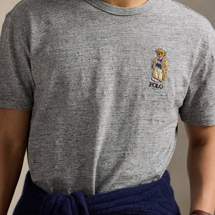 Classic Polo Bear Slub Jersey T-shirt Pf25 Vtg S And P Htr Hrtg Bear