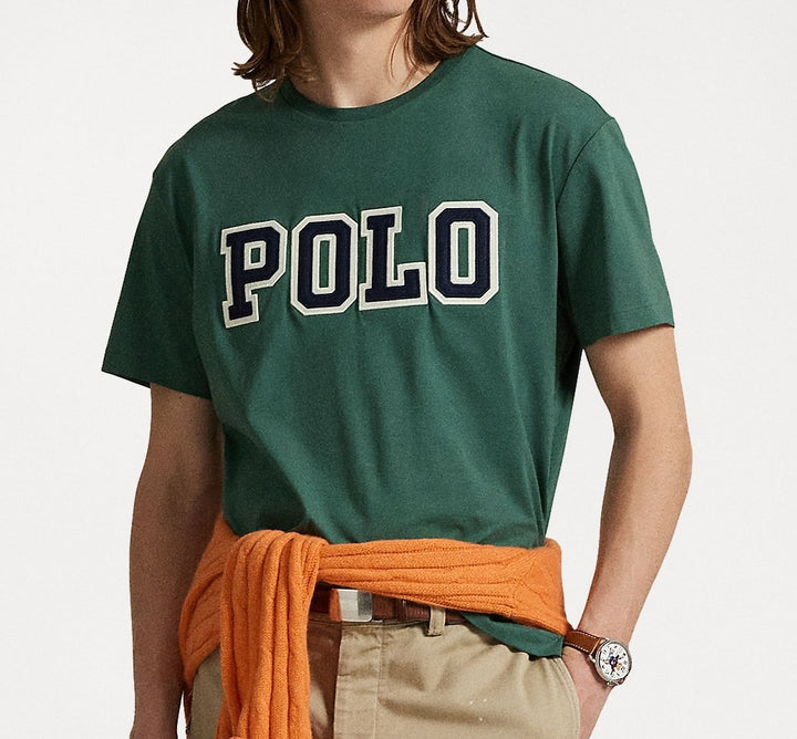 Classic Fit Logo Jersey T-shirt Washed Forest