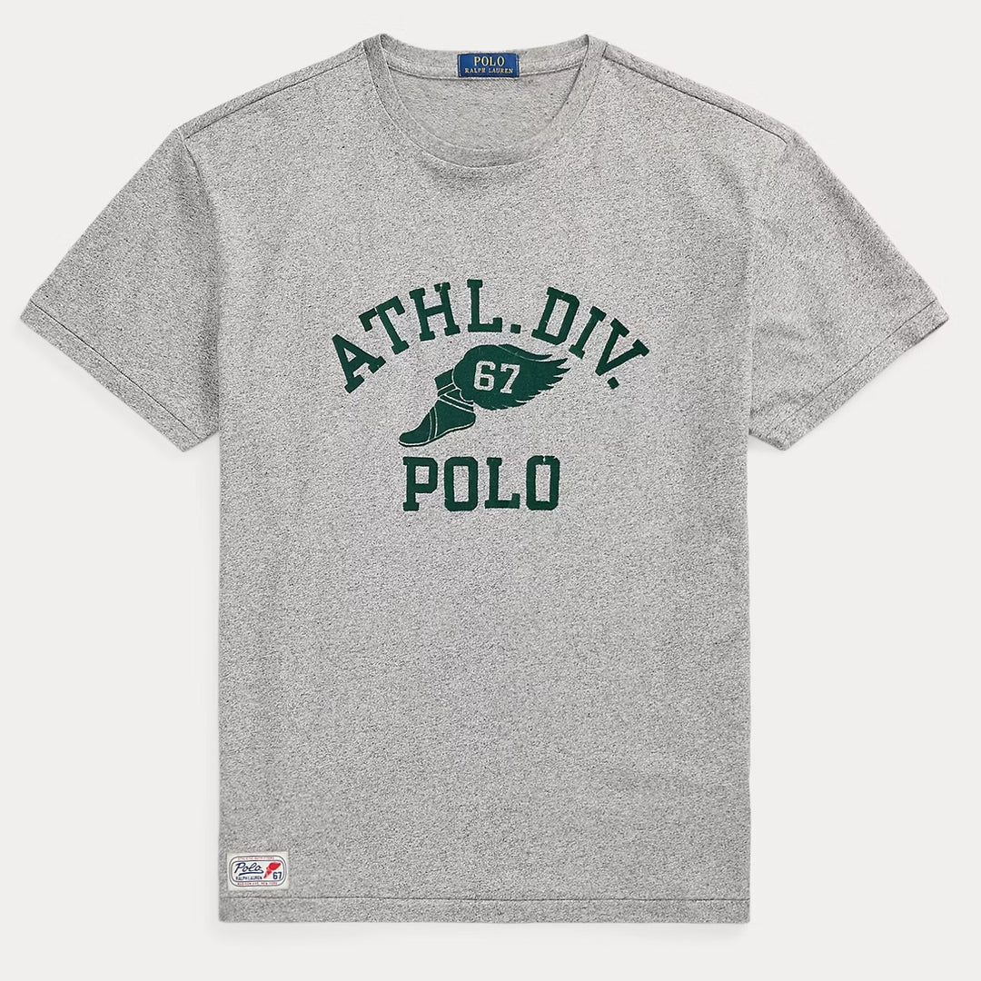 Classic Fit Logo Jersey T-shirt Dark Vintage Heather