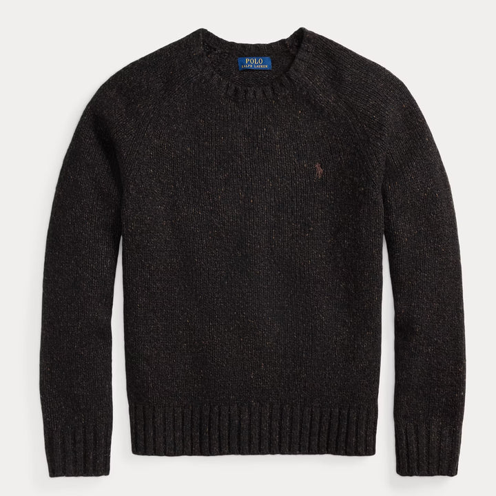 Marled Wool-blend Jumper Charcoal Marl