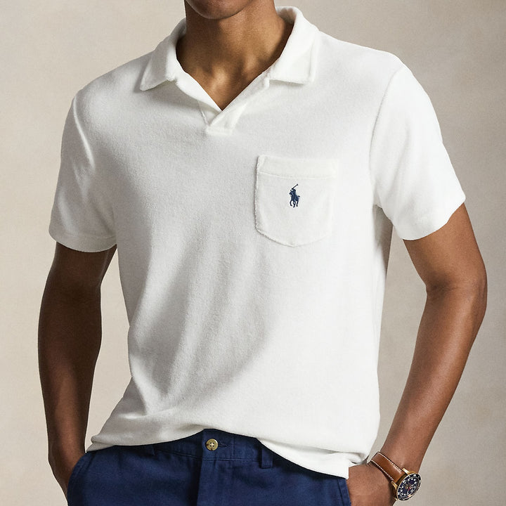 Terry Polo Shirt White - The Road 1380
