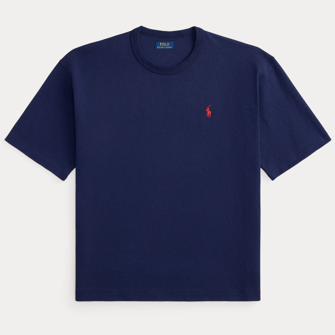 Relaxed Fit Jersey Crewneck Newport Navy - The Road 1380