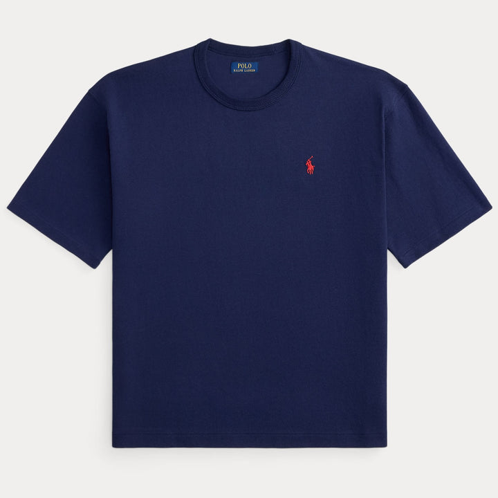 Relaxed Fit Jersey Crewneck Newport Navy - The Road 1380
