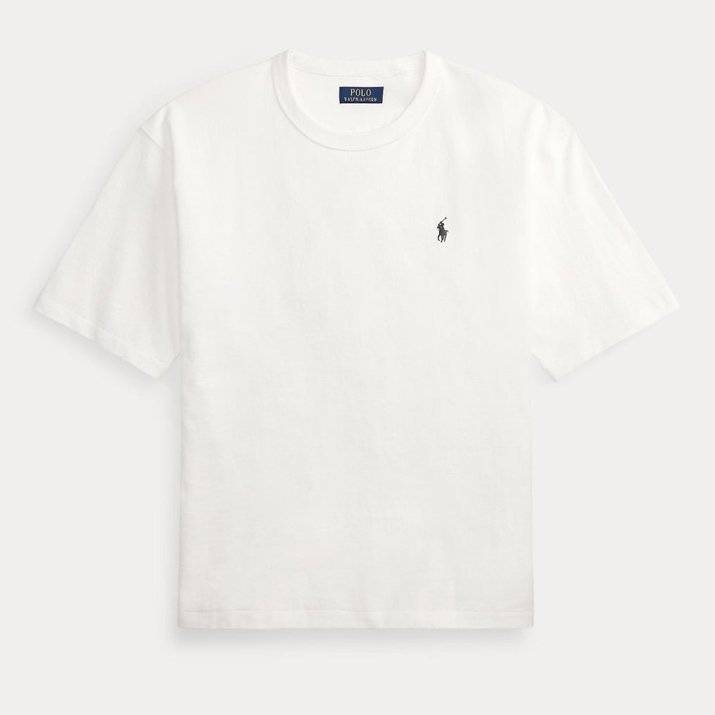Relaxed Fit Jersey Crewneck T White/C9760 - The Road 1380