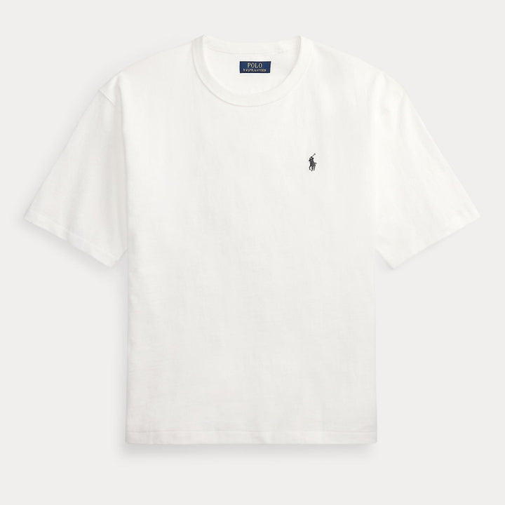Relaxed Fit Jersey Crewneck T White/C9760 - The Road 1380