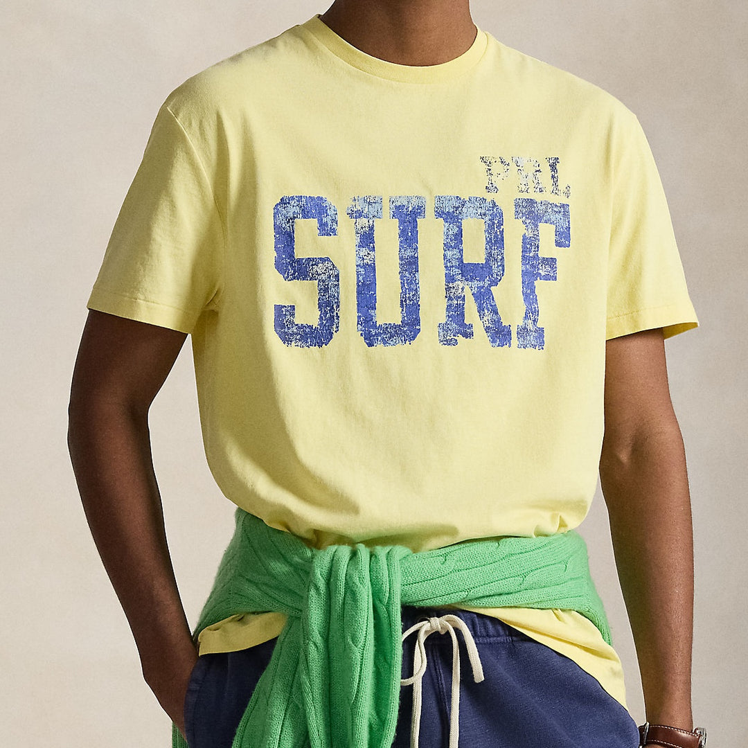 Classic Fit Jersey Graphic T- Resort Gold - The Road 1380