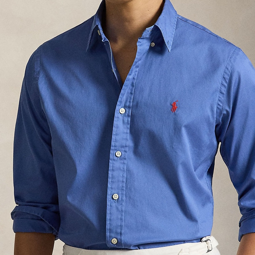 Custom Fit Featherweight Twill Nimes Blue - The Road 1380