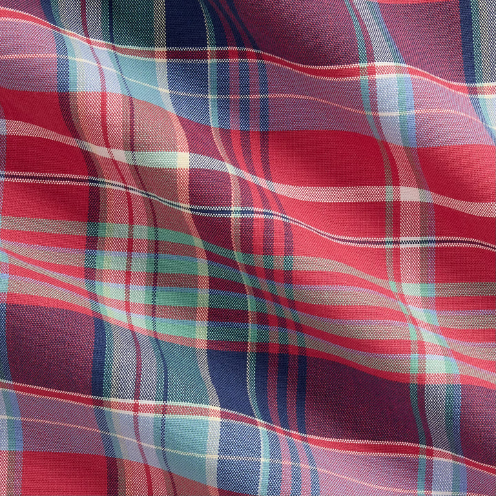Custom Fit Plaid Ox Red Green Multi