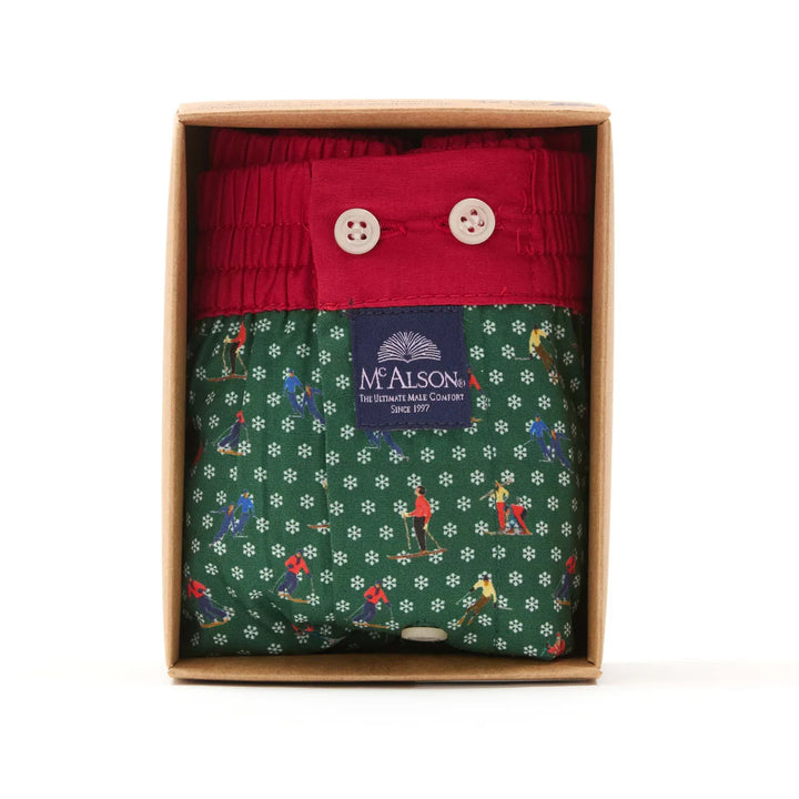 Boxer Short Skiërs Green