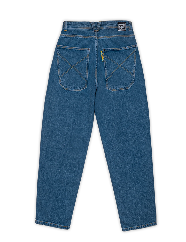 X-tra Baggy Denim Washed Blue Washed Blue