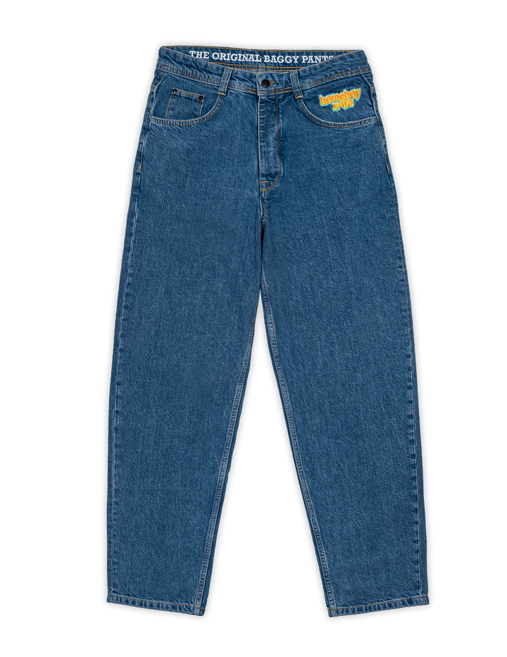 X-tra Baggy Denim Washed Blue Washed Blue