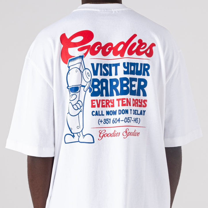 Barber Tee White