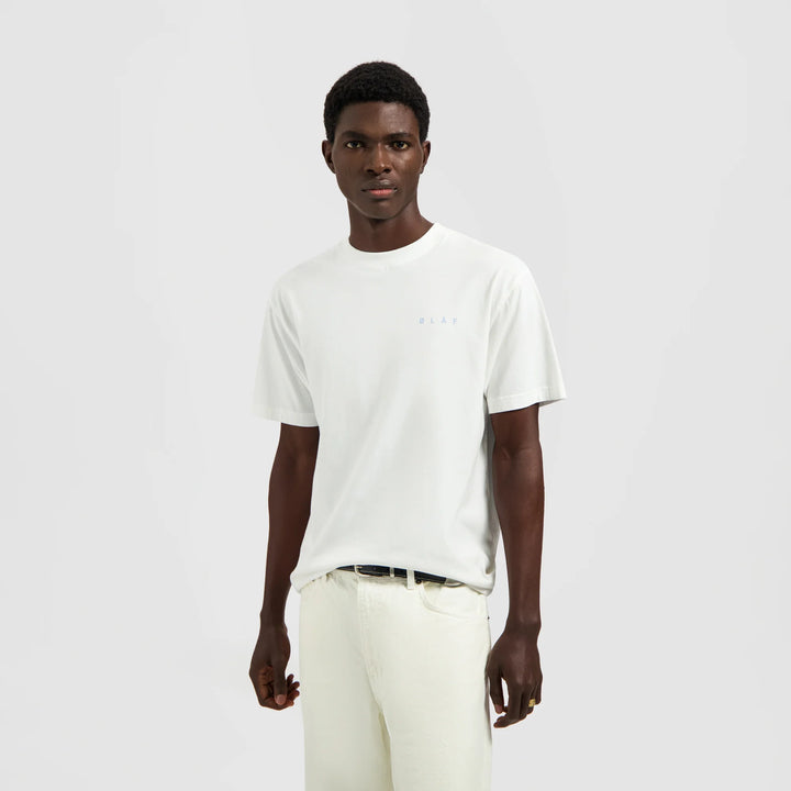 Brushstroke Face Tee Optical White - The Road 1380