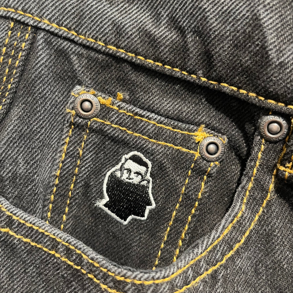 Bigfoot Pant Black Washed Denim - The Road 1380