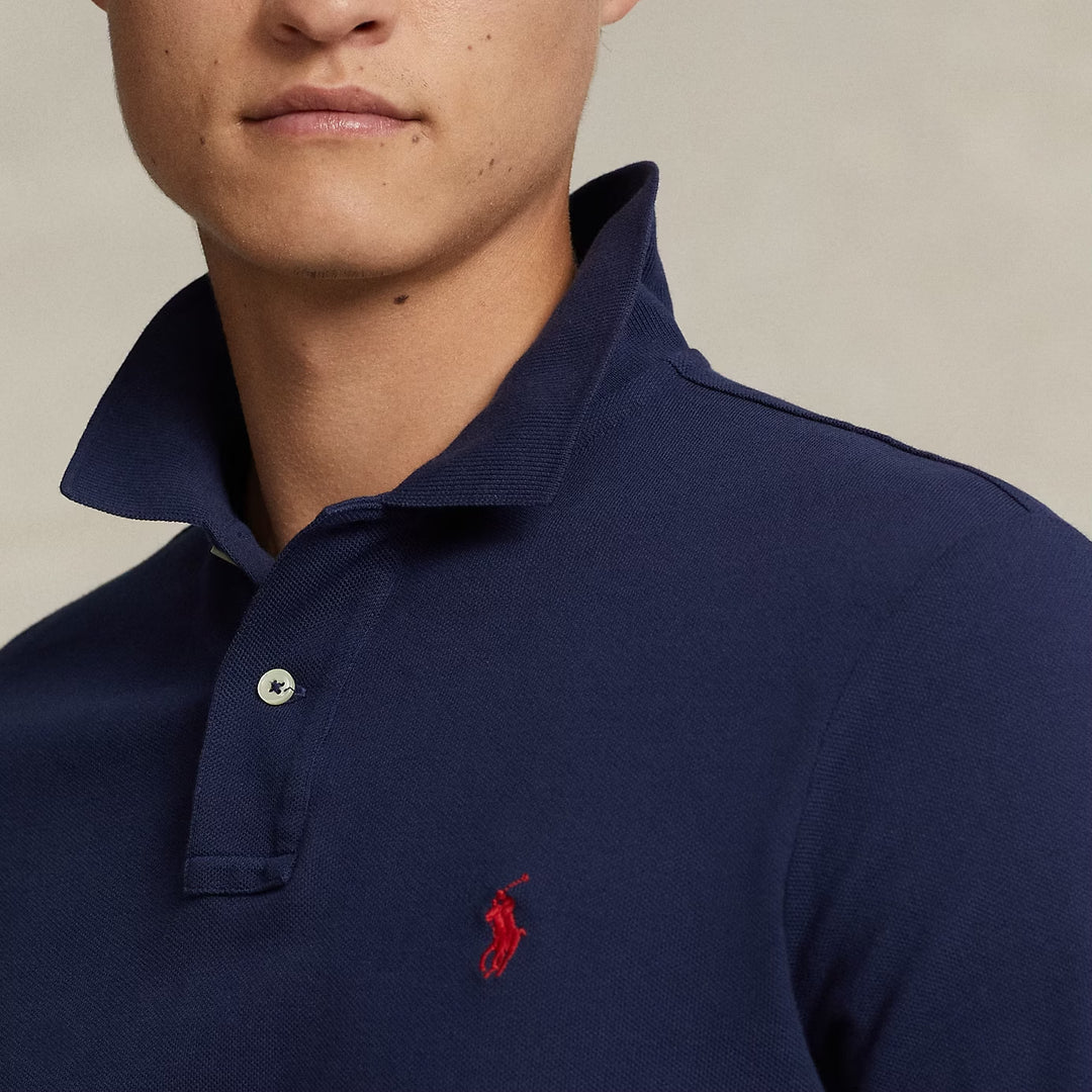 Custom Slim Fit Mesh P Newport Navy