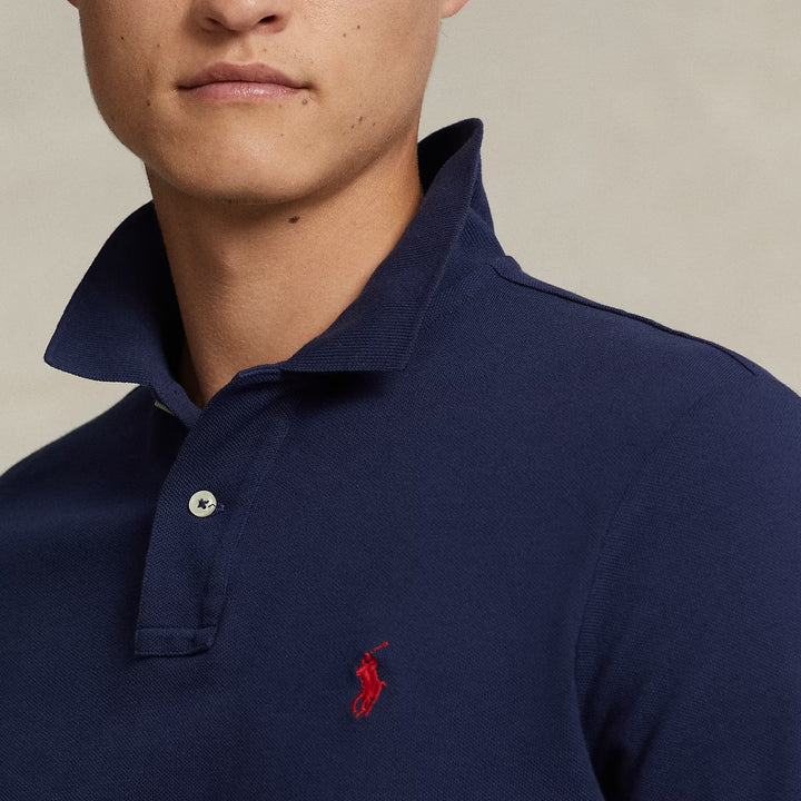 Custom Slim Fit Mesh P Newport Navy