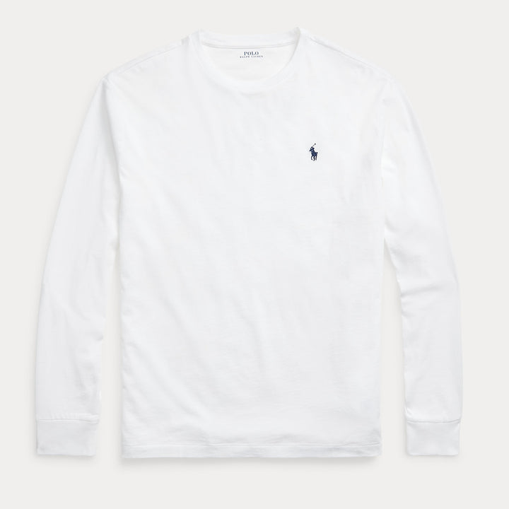 Custom Slim Jersey Long-sleeve T-sh White
