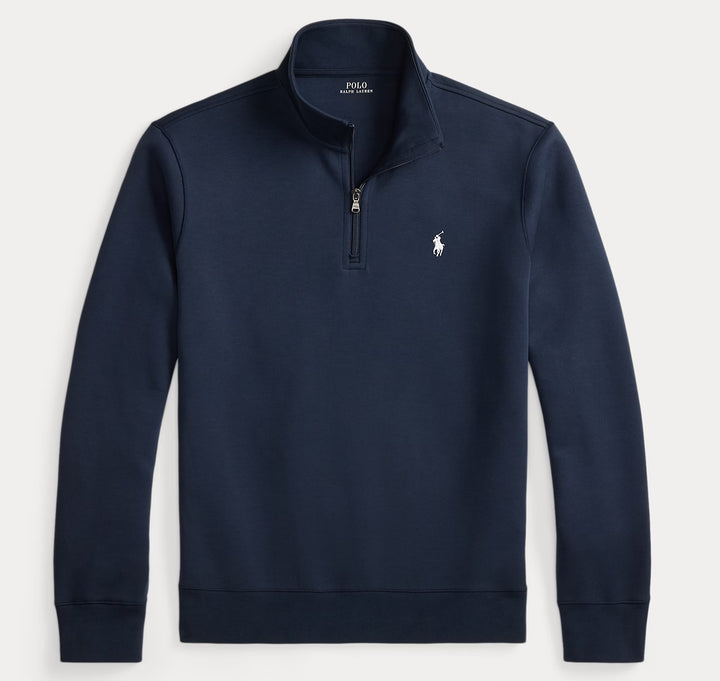 Double-knit Quarter-zi Aviator Navy