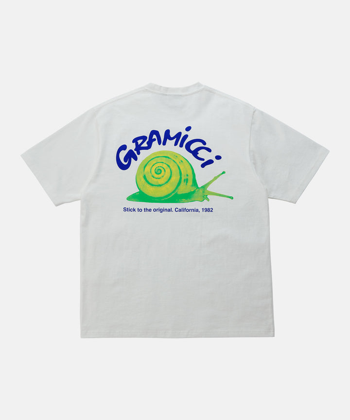 Snail Tee White