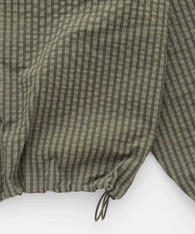 Northside Plaid Hooded Jacket Olive