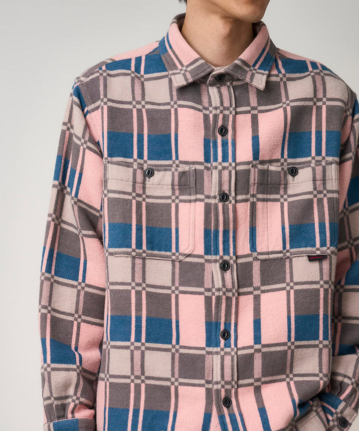 Flannel Anthony Shirt Blush Check