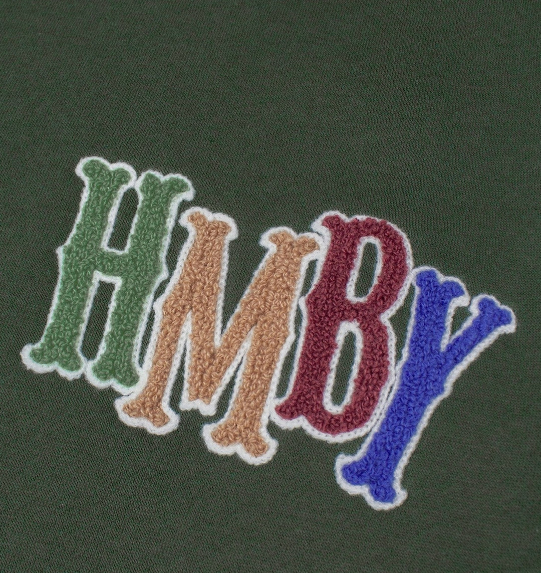 Hmby Crew Green Unwashed - The Road 1380