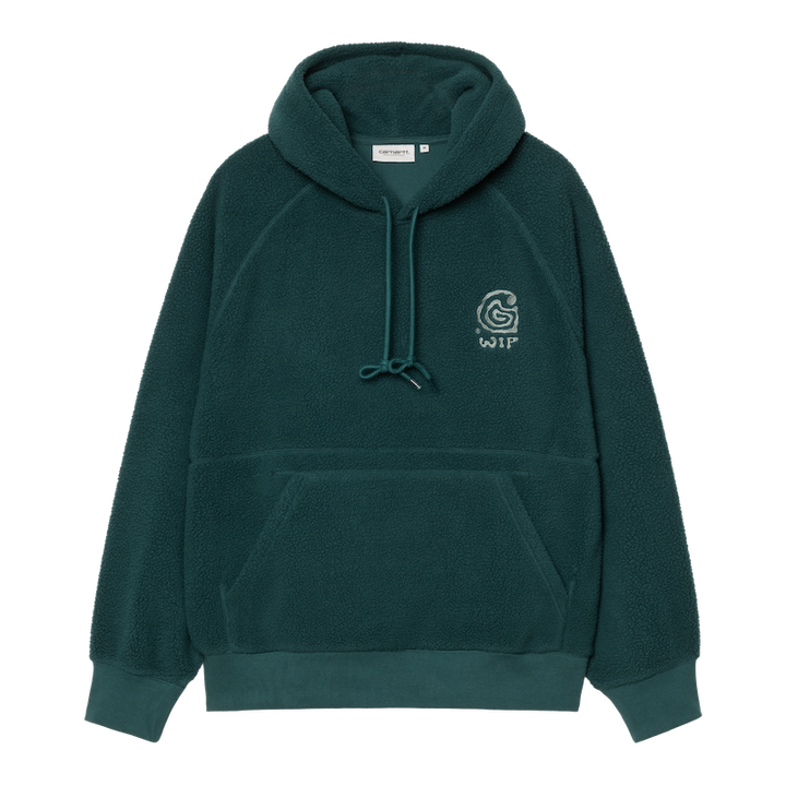 Hooded Helix Sweat Deep Lagoon / Silver Pine