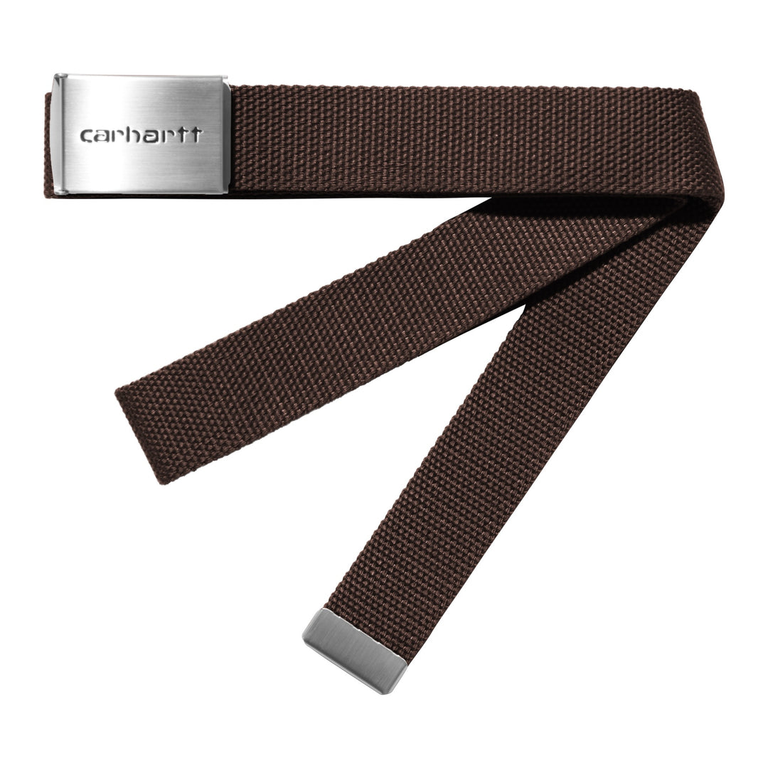 Clip Belt Chrome Tobacco / ---