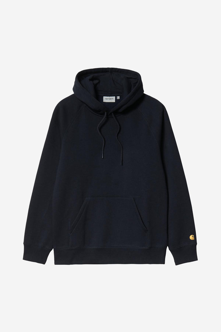 Hooded Chase Sweat Dark Navy / Gold