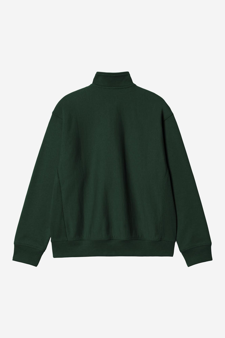 Half Zip American Script Sweat Conifer