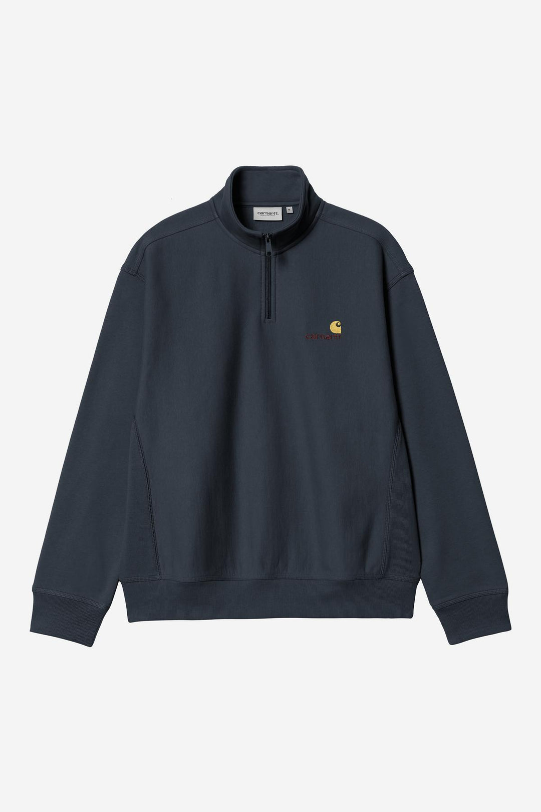 Half Zip American Script Sweat Deep Night - The Road 1380