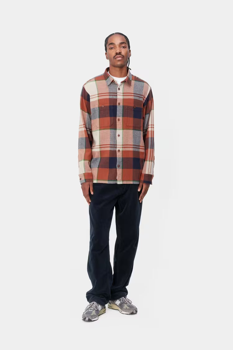Simple Pant Dark Navy Rinsed - The Road 1380