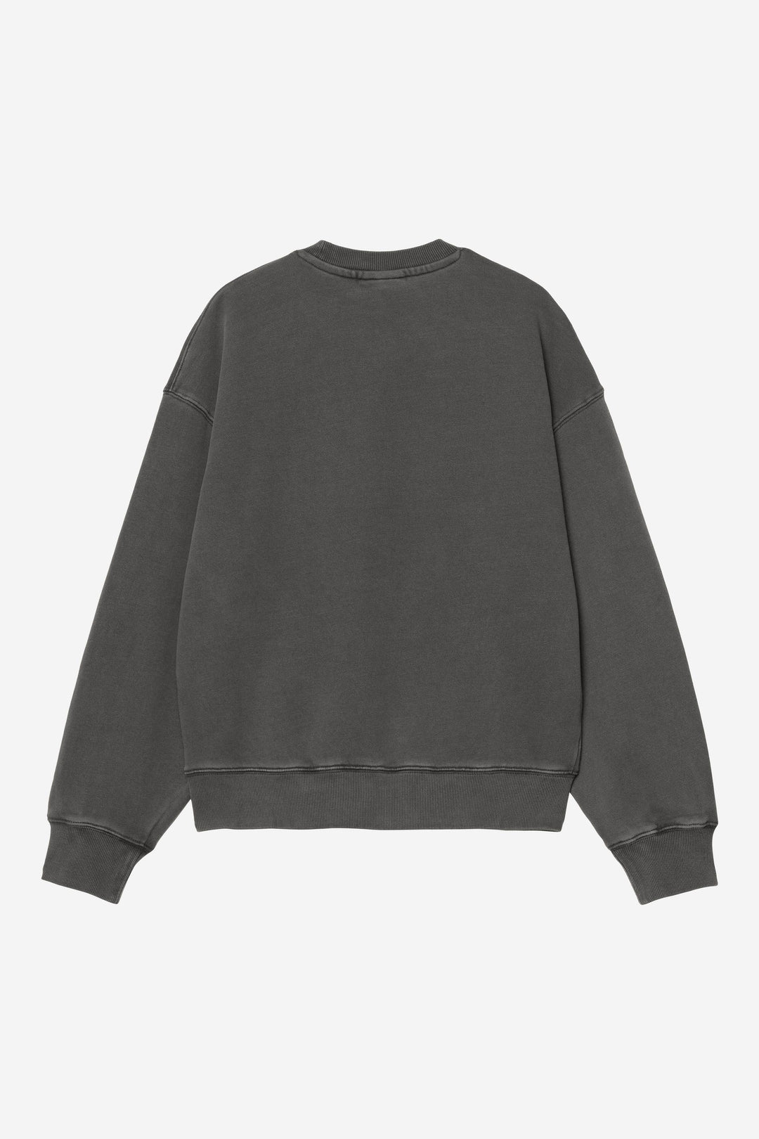 W' Nelson Sweatshirt Black Garment Dyed