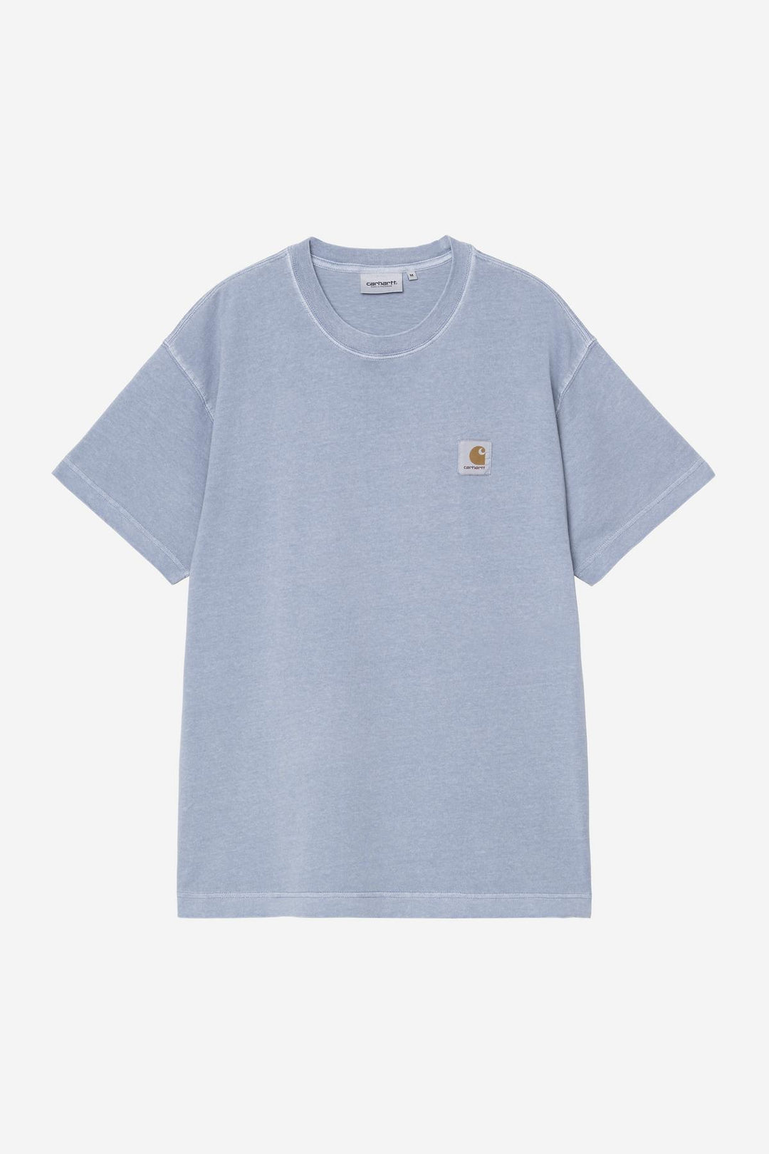S/S Nelson T-shirt Gentle Blue, Garment Dyed - The Road 1380