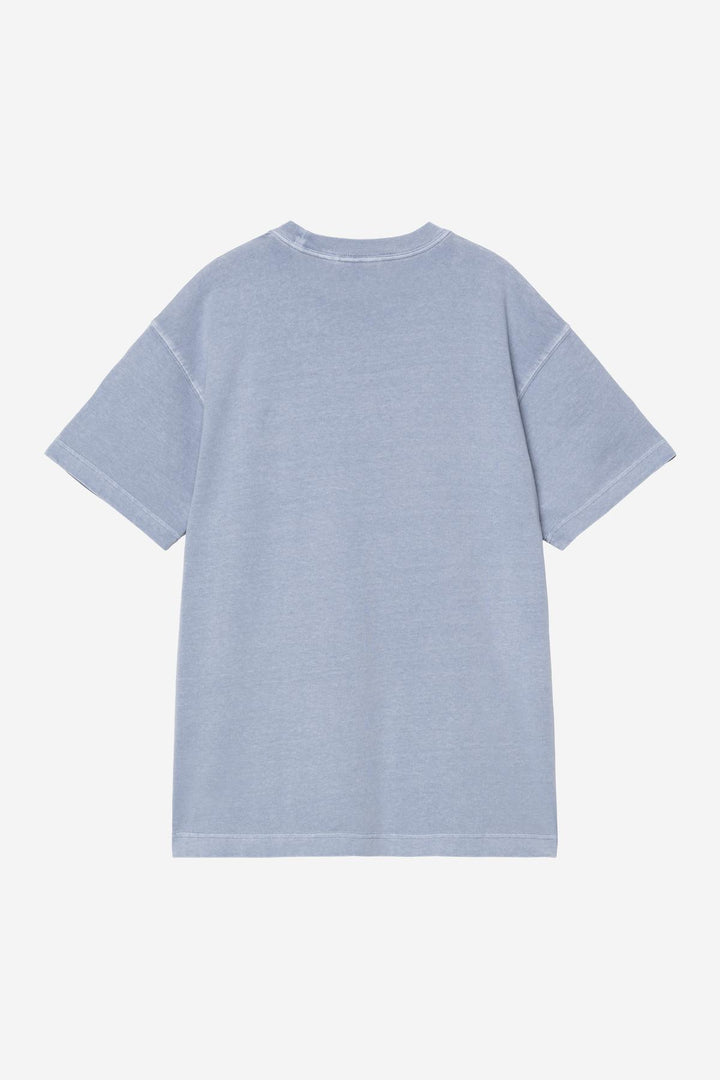 S/S Nelson T-shirt Gentle Blue, Garment Dyed - The Road 1380