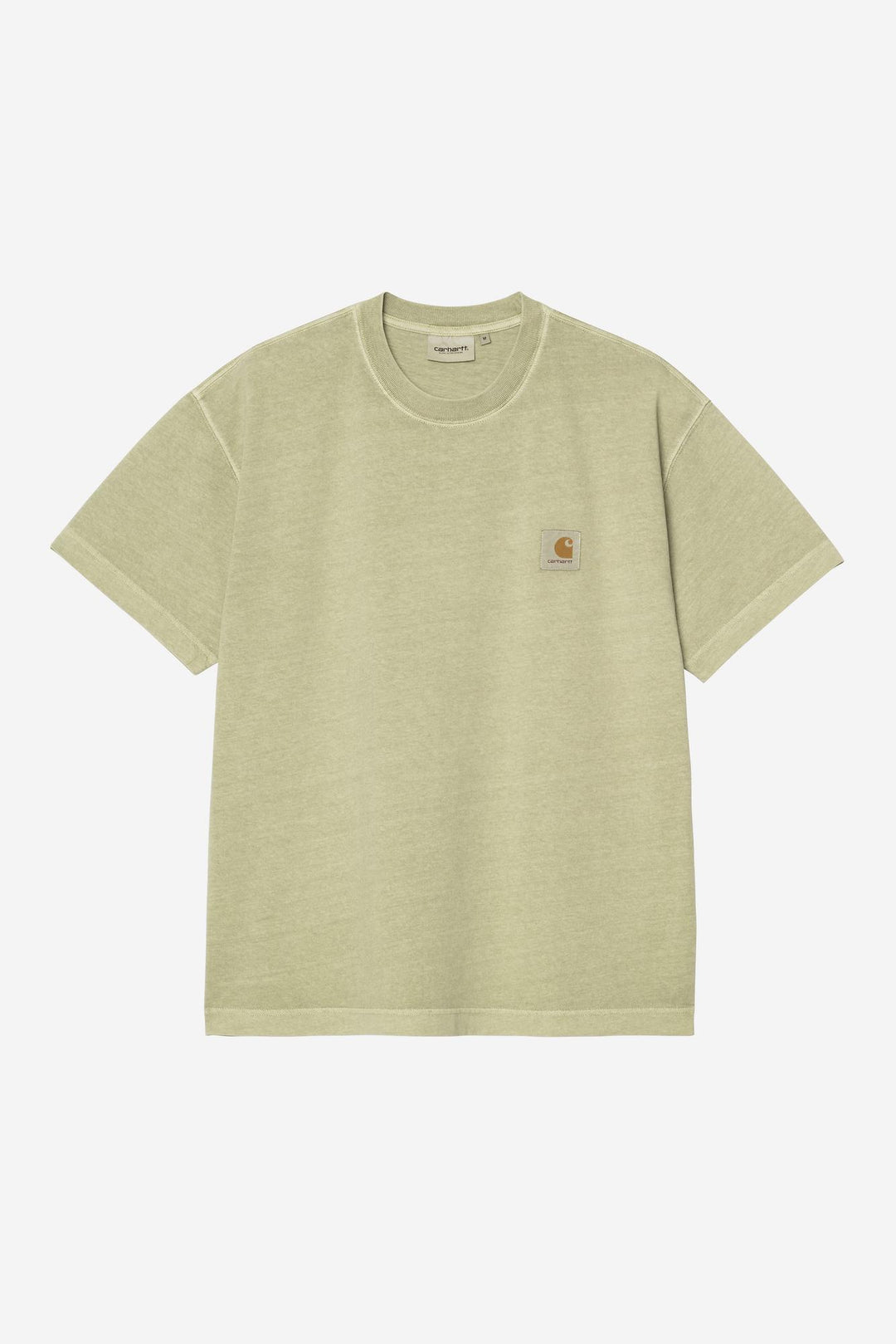 S/S Nelson T-shirt Gentle Green, Garment Dyed - The Road 1380