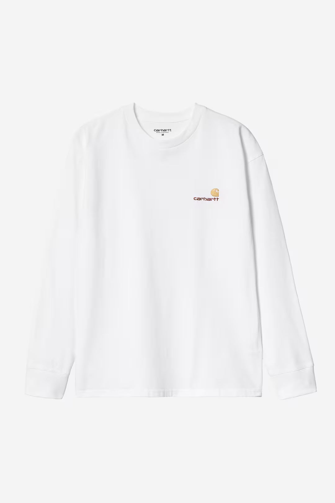 W' L/S American Script T-shirt White