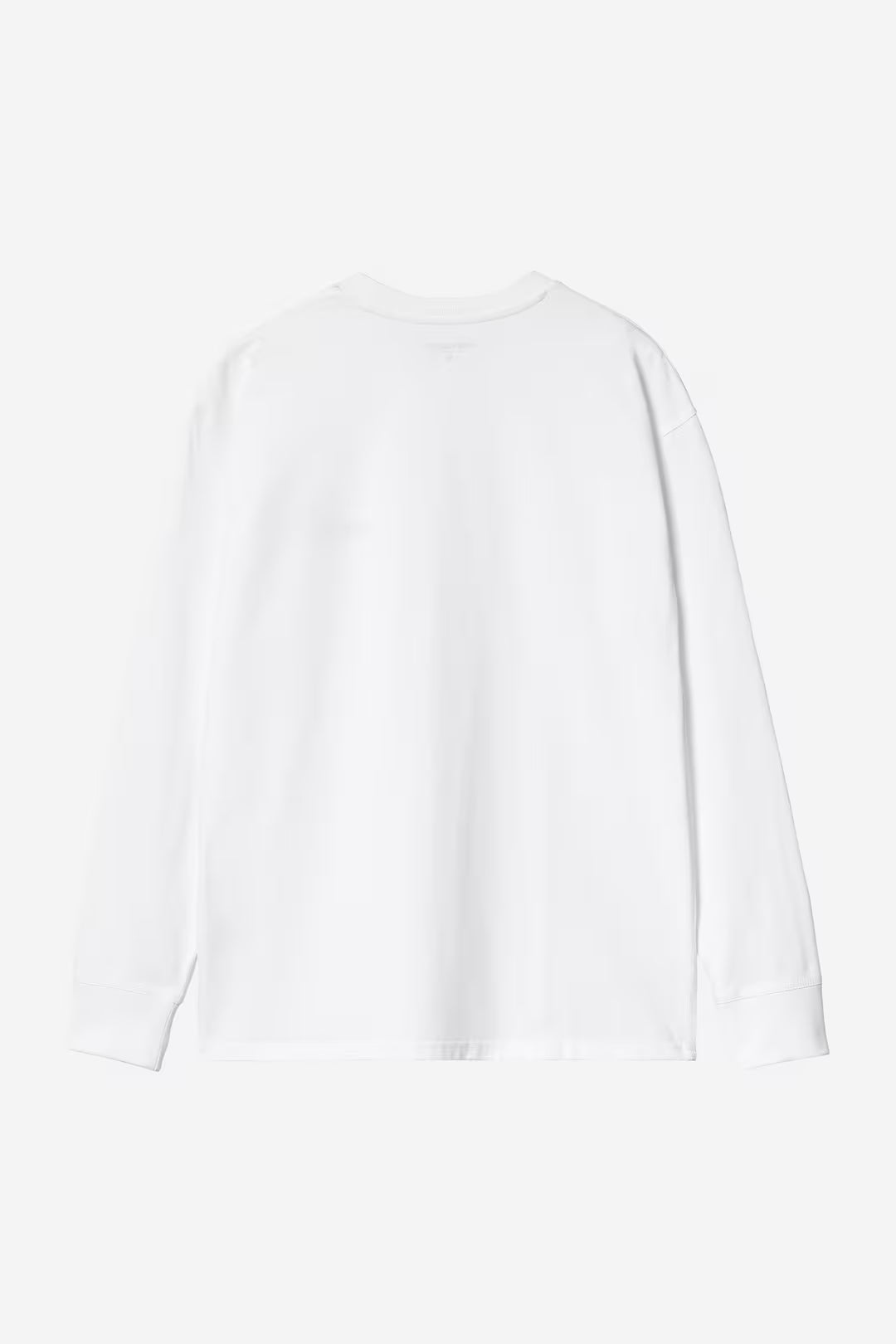 W' L/S American Script T-shirt White