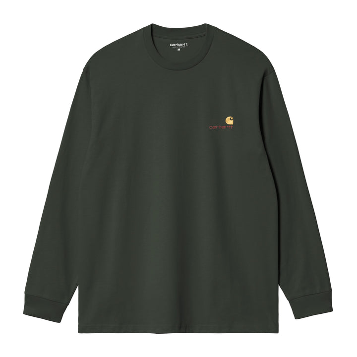 L/S American Script T-shirt Raven