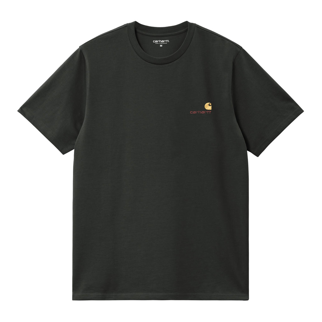 S/S American Script T-shirt Raven