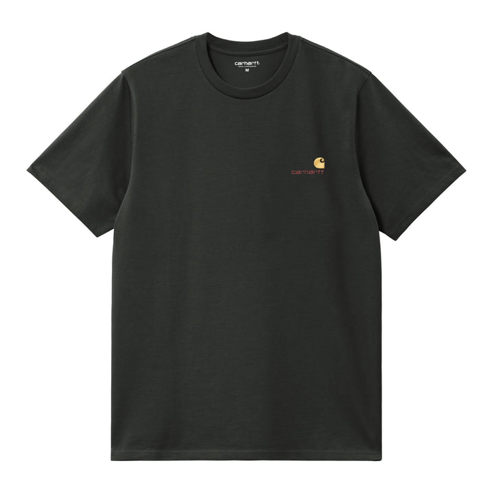 S/S American Script T-shirt Raven