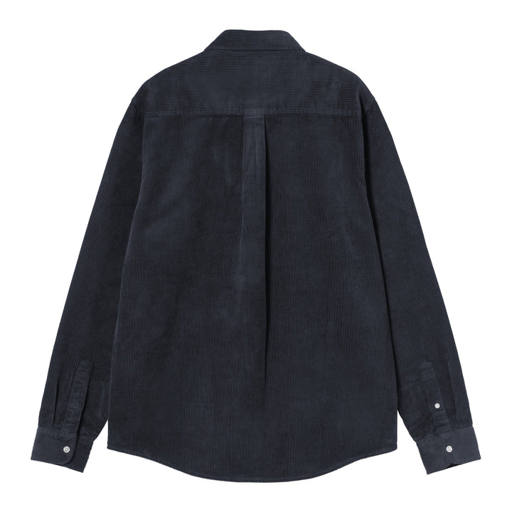 L/S Madison Cord Shirt Dark Navy