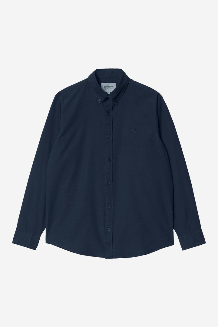 L/S Bolton Shirt Dark Navy