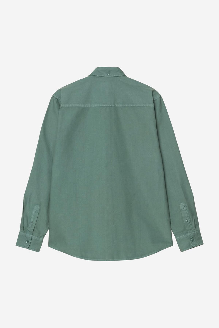 L/S Bolton Shirt Silver Pine / Garment Dyed