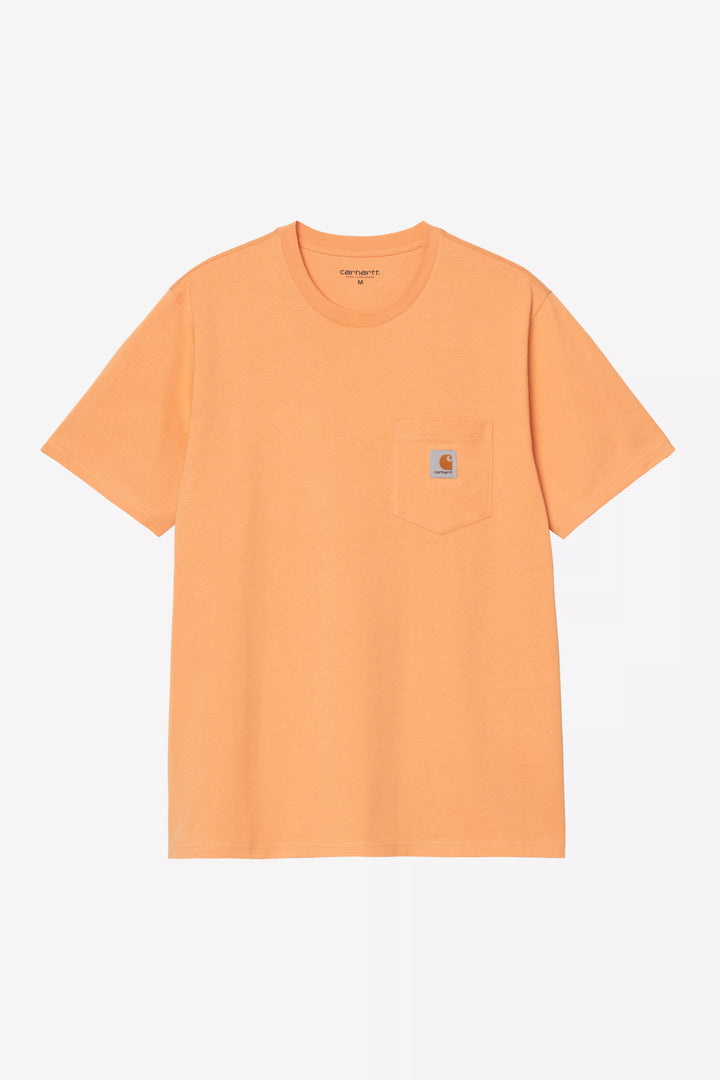 S/S Pocket T-shirt Gentle Orange
