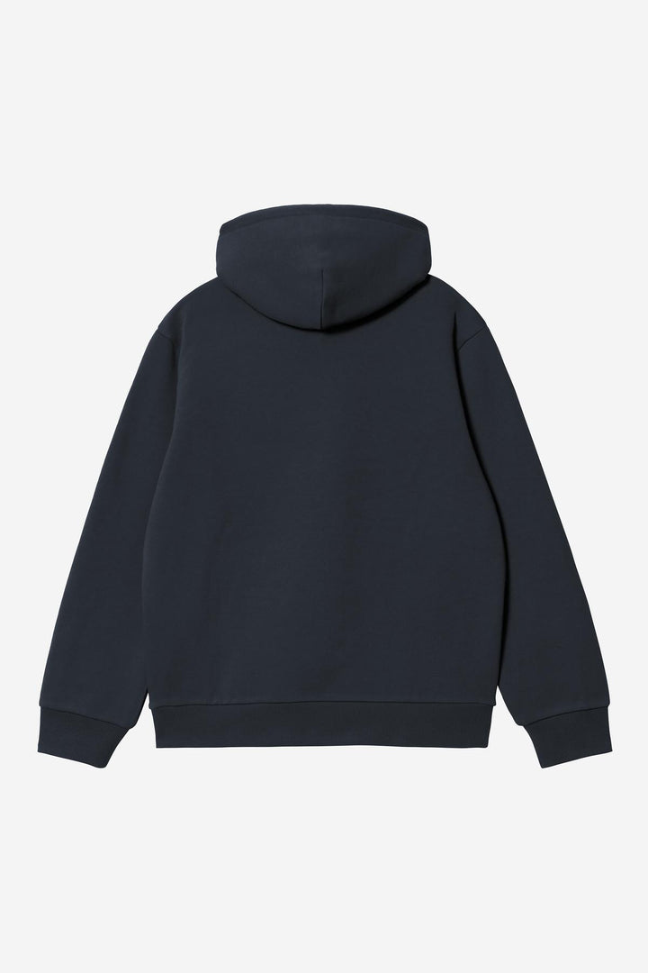 Hooded Carhartt Sweat Deep Night / Palisander