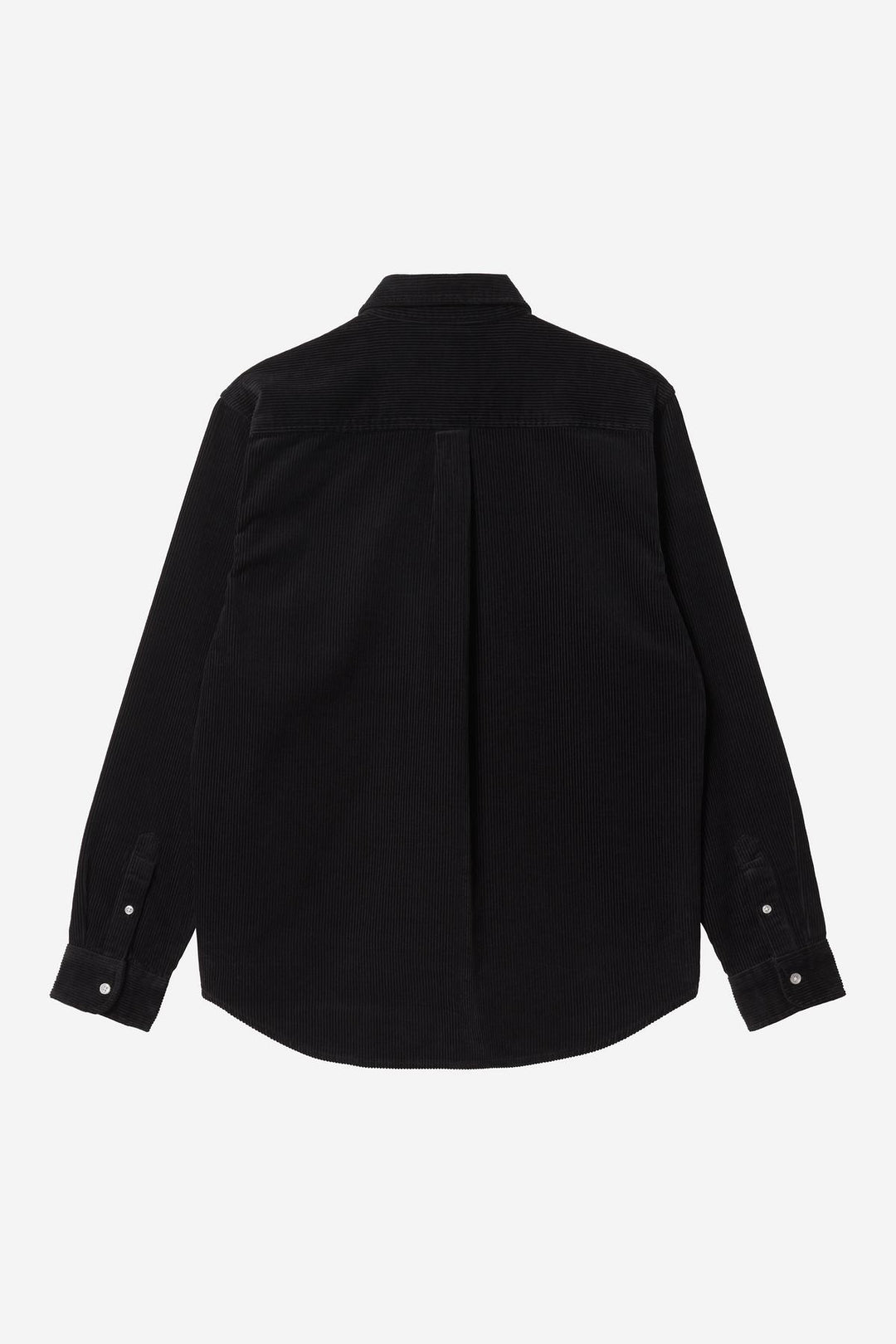 L/S Madison Fine Cord Shirt Black / Wax