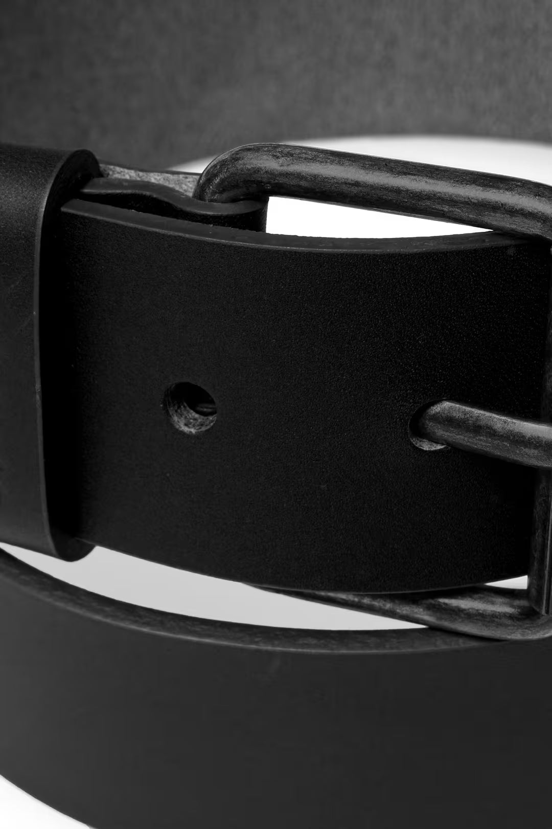 Script Belt Black / Black