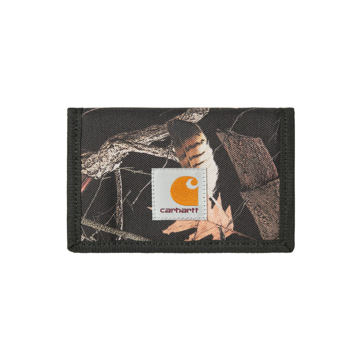 Alec Wallet Camo Feather Tree, Black
